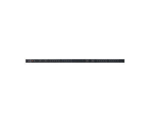 Блок силовых розеток CyberPower Basic, IEC 320 C13 х 20, IEC 60320 С19 х 4, вход IEC 320 C20, шнур 3 м, 1219х44,5х38 мм (ВхШхГ), 16А, автомат, чёрный,