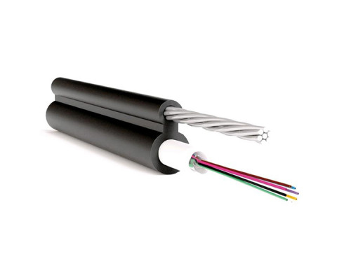 Кабель ВО Hyperline FO-SST-OUT Loose tube,  24хОВ, OM3 50/125, PE, Ø 13,8мм, снаружи зданий, небронированный, цвет: чёрный