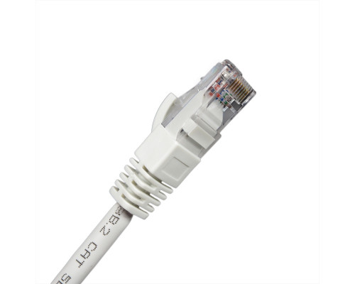 Шнур комм. BNH, кат. 5е, неэкр., U/UTP, RJ45/RJ45, LSZH, AWG24 5м, белый