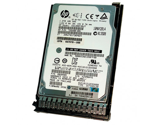 Жесткий диск HPE 1.2TB 6G SAS 10K 2.5in 718292-001