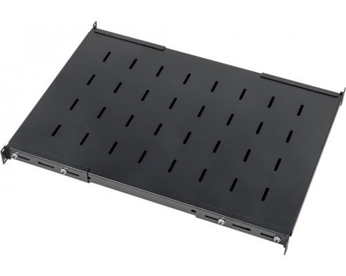 Полка Lanmaster DC, 1200 мм Г, для шкафов DC, цвет: чёрный