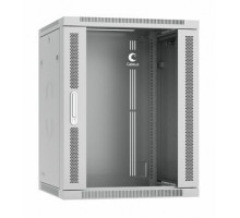 Cabeus SH-05F-15U60/45-R Шкаф телекоммуникационный настенный разобранный 19" 15U 600x450x769mm (ШхГхВ) дверь стекло