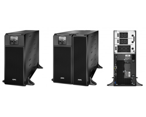 ИБП APC Smart-UPS SRT, 6000ВА, онлайн, напольный, 432х719х130 (ШхГхВ), 230V,  однофазный, Ethernet, (SRT6KXLI)