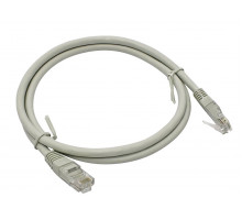 Шнур комм. Datarex, кат. 5е, неэкр., U/UTP, RJ45/RJ45, LSZH (нг(A)-HF), 10м, серый