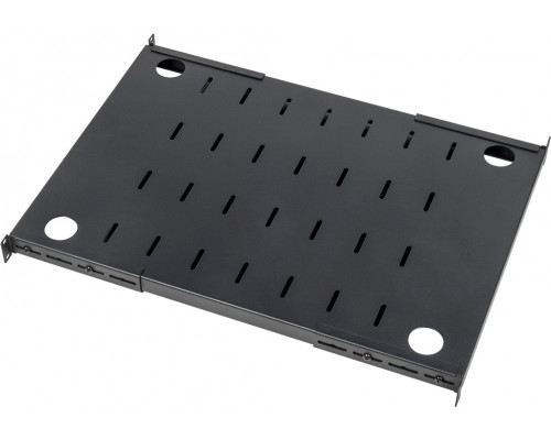 Полка Lanmaster DC, 1070 мм Г, для шкафов DC, цвет: чёрный