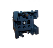 Розетка электрическая Lanmaster, 2к+З, 16А, 45x45, шторки защитные, цвет: чёрный