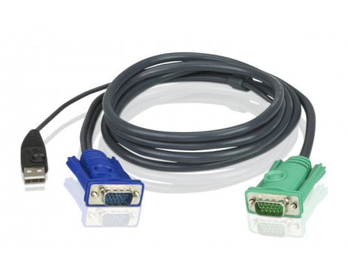 Шнур ввода/вывода Aten, USB (Type A), 1.2 м, (2L-5201U)