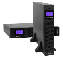 ИБП Powerman ONLINE, 1000ВА, lcd, встроенный байпас, онлайн, в стойку, 305х440х86,5 (ШхГхВ), 220V,  однофазный, Ethernet, (POWERMAN Online 1000 RT)