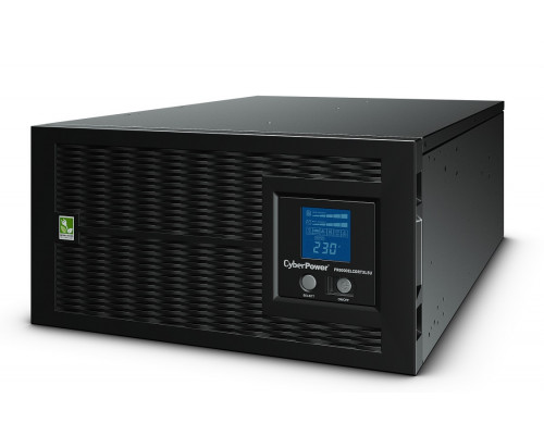 ИБП CyberPower Professional Rackmount, 6000ВА, онлайн, в стойку, 433х645х220 (ШхГхВ), 230V, 5U,  однофазный, (PR6000ELCDRTXL5U)