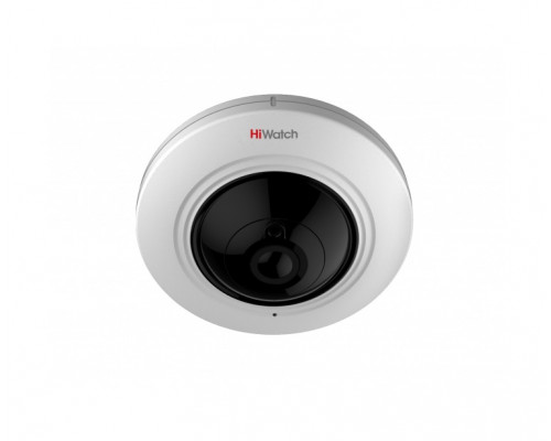 Сетевая IP видеокамера HiWatch, купольная, помещение, 3Мп, 1/2,8’, 2048х1536, ИК, цв:0,01лк, об-в:1,16мм, DS-I351