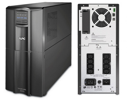 ИБП APC Smart-UPS, 3000ВА, линейно-интерактивный, напольный, 196х546х432 (ШхГхВ), 230V,  однофазный, Ethernet, (SMT3000I)