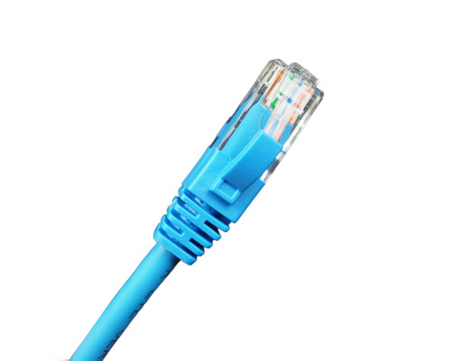 Шнур комм. BNH, кат. 5е, неэкр., U/UTP, RJ45/RJ45, LSZH, AWG24 1м, синий