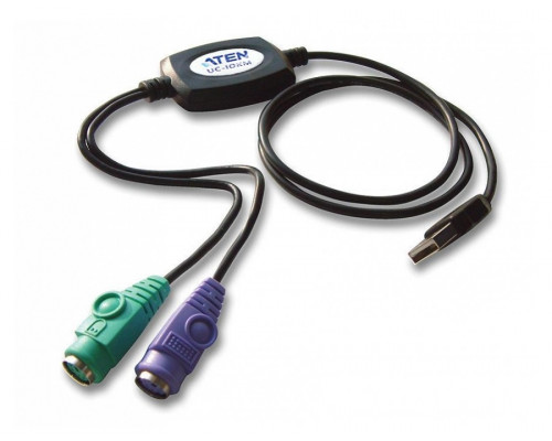 Переходник Aten, USB (Type A), 0.9 м, (UC10KM-AT)
