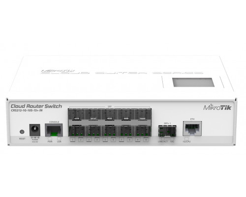 Коммутатор Mikrotik, CRS212-1G-10S-1S+IN