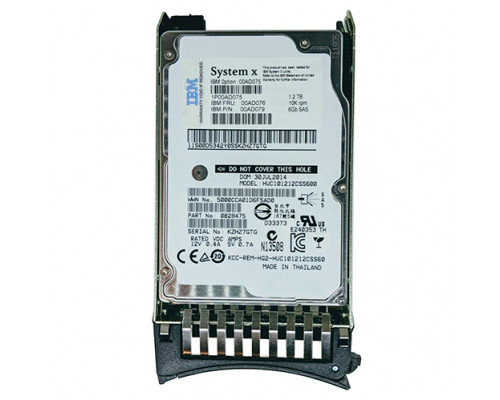 Жесткий диск IBM 1.2TB 10K 12Gb SAS 2.5 Inch, 02PX588