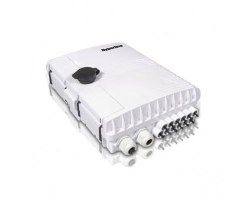 Бокс оптический Hyperline FO-WBI(P), портов: 12, SC/LC (duplex), 12 хОВ, 1U, 39х250х190 мм (ВхШхГ), (FO-WBI-12A-GY)
