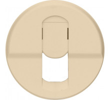 Лиц. панель розеточная Legrand Celiane ,RJ45, скругленная, цвет: слоновая кость (LEG.066235)