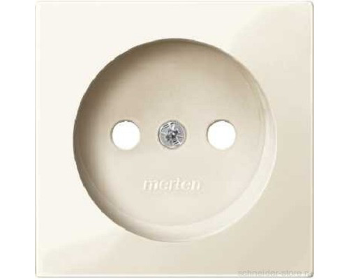 Лиц. панель розеточная Merten System M, 1х CEE 7, плоская, внутренняя, цвет: бежевый (MTN2031-0344)