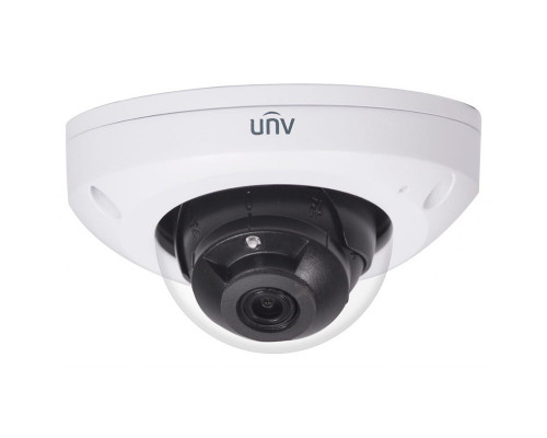 Сетевая IP видеокамера Uniview, купольная, универсальная, 4Мп, 1/3’, 2592×1520, 20к/с, ИК, цв:0,03лк, об-в:3,6мм, IPC314SR-DVPF36-RU