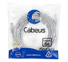 Патч-корд Cabeus PC-UTP-RJ45-Cat.5e-10m Кат.5е 10 м серый