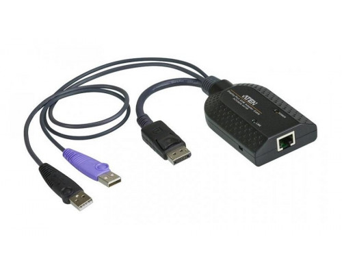 Переходник Aten, RJ45/stereo-Plug/USB(Type A), 212 х 560 х 910 мм, (KA7169-AX)