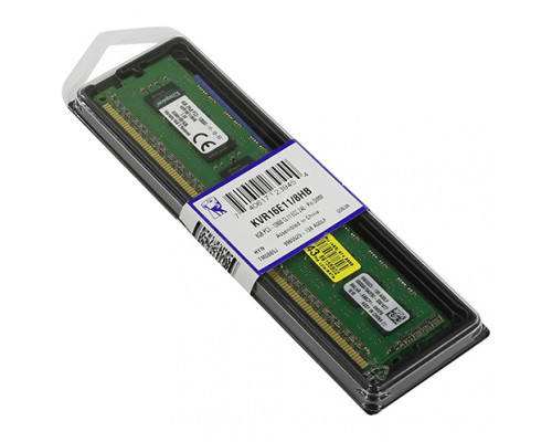 Оперативная память Kingston DDR3 DIMM 8Gb PC3-12800 CL11 ECC, KVR16E11/8HB