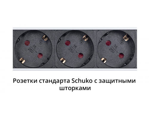 Блок розеток для 19" шкафов 16А Cabeus PDU-32-16S-8C19-B-T 12 розеток