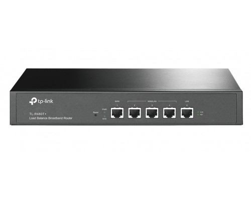 Маршрутизатор TP-Link, портов: 5, LAN: 1, WAN: 1, скорость мб/с: 95, 44х180х294 мм (ВхШхГ), цвет: чёрный, встроенный блок питания, порты WAN/LAN 3шт,