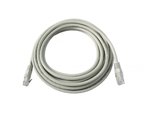 Шнур комм. Datarex, кат. 5е, неэкр., RJ45/RJ45, PVC, 25м, серый