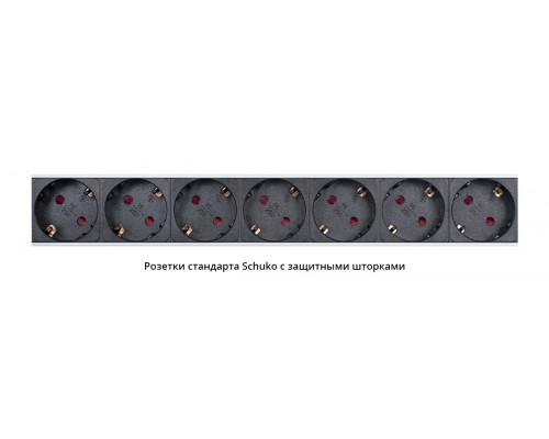 Блок розеток для 19" шкафов 16А Cabeus PDU-16-10S-10C13-B 10 розеток