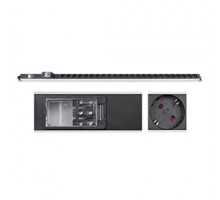 Блок розеток для 19" шкафов 16А Cabeus PDU-32-24S-B-T 12 розеток