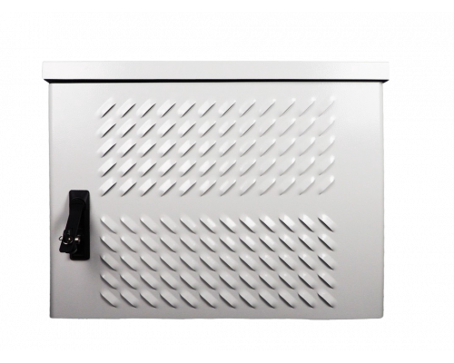 Шкаф уличный всепогодный настенный укомпл. 12U (Ш600 × Г500), нерж. сталь, комплектация Т1-IP54/55