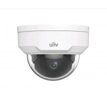 Сетевая IP видеокамера Uniview, купольная, универсальная, 8Мп, 1/3’, 3840x2160, 20к/с, ИК, цв:0,05лк, об-в:2,8мм, IPC328LR3-DVSPF28-F-RU
