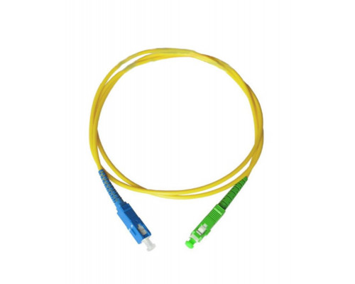 Патчкорд оптический FC/APC-SC/UPC, SM, Simplex, 5 метров, LSZH 3мм