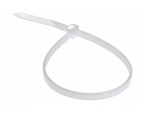 Стяжка кабельная Rexant, неоткрывающаяся, 8х400 мм, 5х100 шт, цвет: белый
