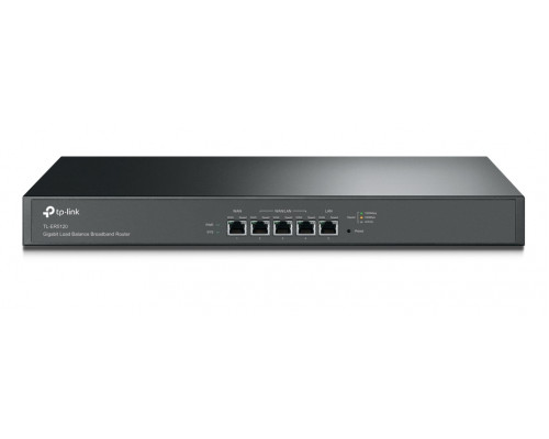 Маршрутизатор TP-Link, портов: 5, LAN: 1, WAN: 1, скорость мб/с: 800, 44х180х440 мм (ВхШхГ), цвет: чёрный, переключаемые порты WAN/LAN 3шт, TL-ER5120
