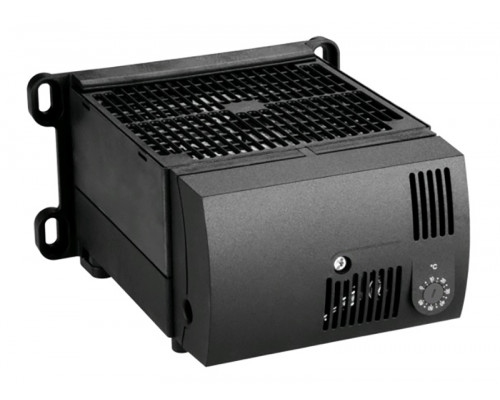 Нагреватель STEGO CR 130, 100х168х145 мм (ВхШхГ), 950Вт, винтовое крепление, для шкафов, 230V, чёрный, с термостатом и вентилятором