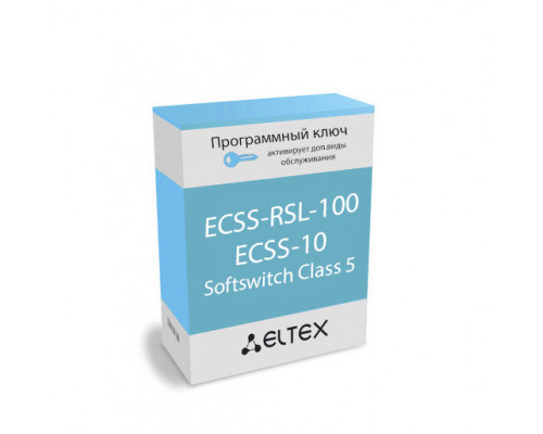 Лицензия (опция) ECSS-RSL-100
