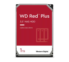 Жёсткий диск WD Red Plus, 1 ТБ, SATA, 5 400 rpm, WD10EFRX