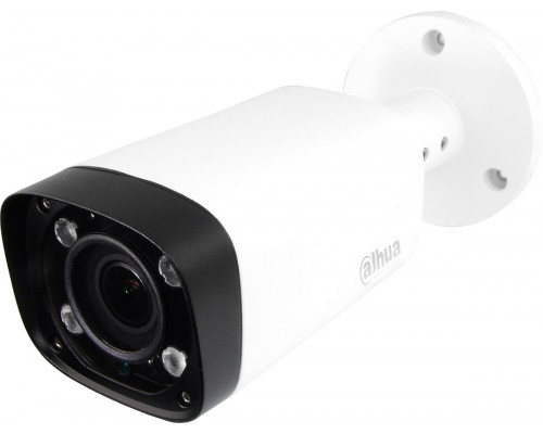 Видеокамера HDCVI Dahua, bullet-камера, улица, 4Мп, 1/3’, 2688×1520, 25к/с, ИК, цв:0,03лк, об-в:2,7мм, DH-HAC-HFW1400RP-VF-IRE6