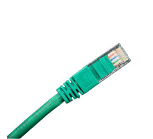 Шнур комм. BNH, кат. 5е, неэкр., U/UTP, RJ45/RJ45, LSZH, AWG24 1м, зелёный