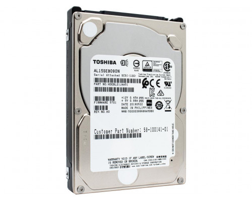 Жесткий диск Toshiba 900GB 10500RPM 128MB 2.5 SAS, AL15SEB090N