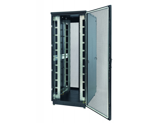Дверь (к шкафу) Eurolan S3000, 47U, 2147х787х23 мм (ВхШхГ), перфорация, цвет: чёрный