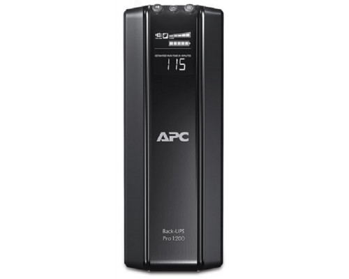 ИБП APC Back-UPS BR, 1200ВА, линейно-интерактивный, напольный, 112х380х301 (ШхГхВ), 230V,  однофазный, Ethernet, (BR1200GI)