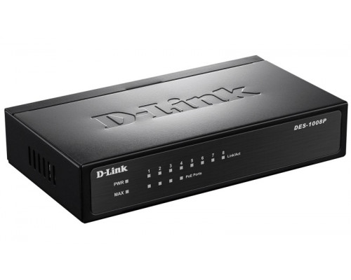 Коммутатор D-Link, DES-1008P/C1A