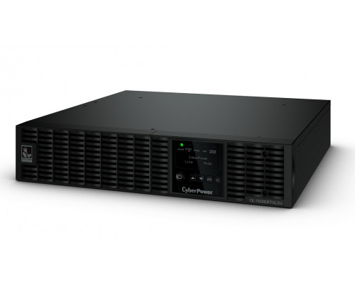 ИБП CyberPower ONLINE, 1500ВА, онлайн, в стойку, 438х430х88 (ШхГхВ), 220V, 2U,  однофазный, (OL1500ERTXL2U)