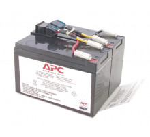 Аккумулятор для ИБП APC, 132х108х15 мм (ВхШхГ),  свинцово-кислотный с загущенным электролитом, 168 Ач, цвет: чёрный, (RBC48)