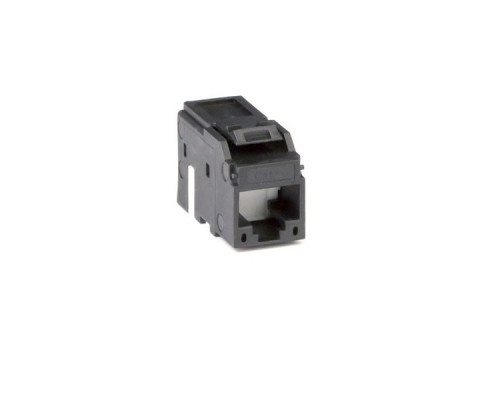 Модуль универсальный DKC, keystone, 1хRJ45, кат. 6, 250 Мгц, неэкр., 12 шт, цвет: чёрный
