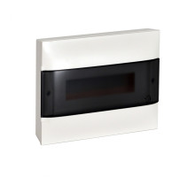 Щит электрический настенный Legrand, IP40, 1ряд.  12мод., дверь: прозрачная, корпус: пластик, цвет: белый