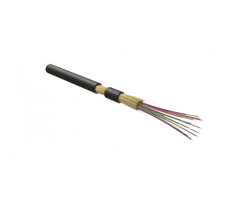 Кабель ВО Hyperline FO-MB-IN/OUT Micro-Bundle,  144хОВ, SMF-28 9/125, LSZH, Ø 9,7мм, универсальный, небронированный, цвет: чёрный